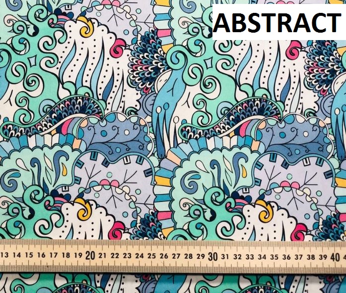 Planet Revive Pattern Abstract Aqua