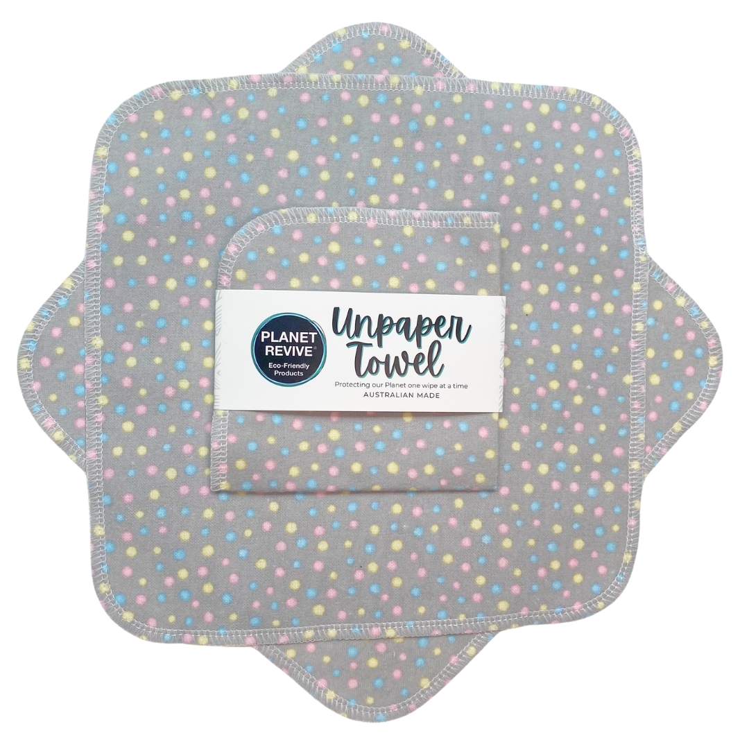 Planet Revive Unpaper Towel Grey Spots