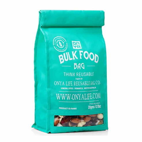 Onya Bulk Food Bag Med Aqua