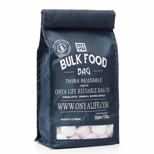 Onya Bulk Food Bag Med Charcoal