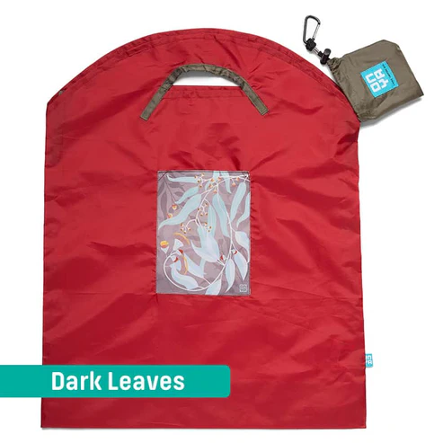 Onya Shopping Bag Lrg Dark Leaves