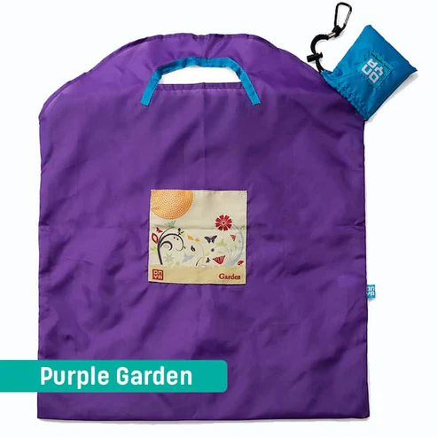 Onya Shopping Bag Lrg Purple Garden