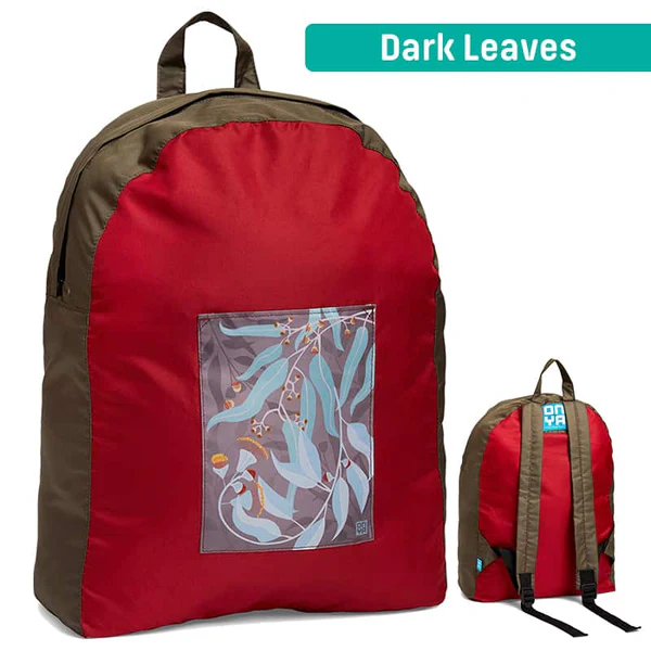 Onya Travel Backpack Dark Leaves