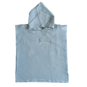 Hooded Poncho Towel ~ Blue