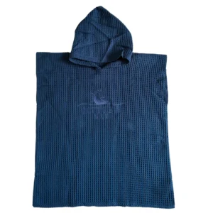 Hooded Poncho Towel ~ Navy