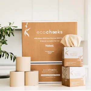 eco cheeks naked bundle tissues and toilet paper