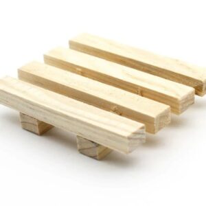 Timber soap rack