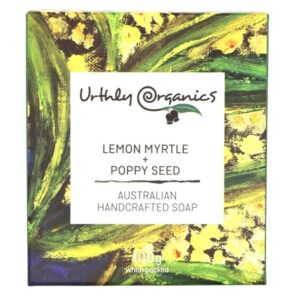 Urthly Organics Soap Bar - Lemon Myrtle & Poppy Seed