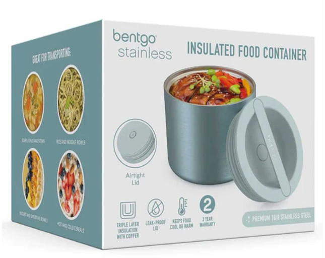 bentgo stainless steel insulated food container
