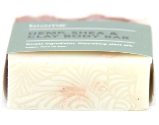 hemp, shea and clay body bar 2