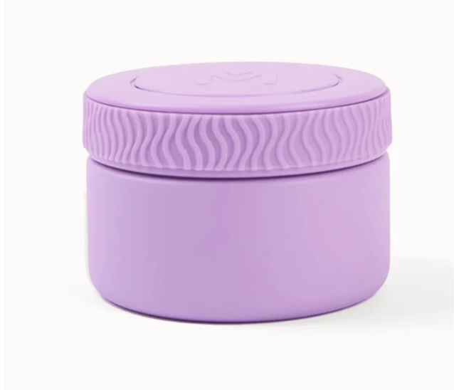 montiico mini insulated food jar purple