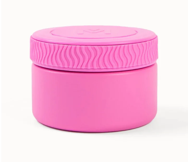 montiico mini insulated food jar pink