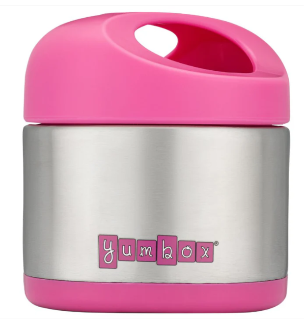yumbox food jar pink